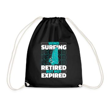 Windsurfing Retired Windsurfers - Drawstring Bag - black - Front
