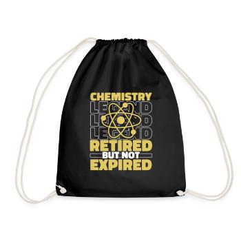 Chimie Chimiste Retraité - Sac de sport léger - noir - Devant