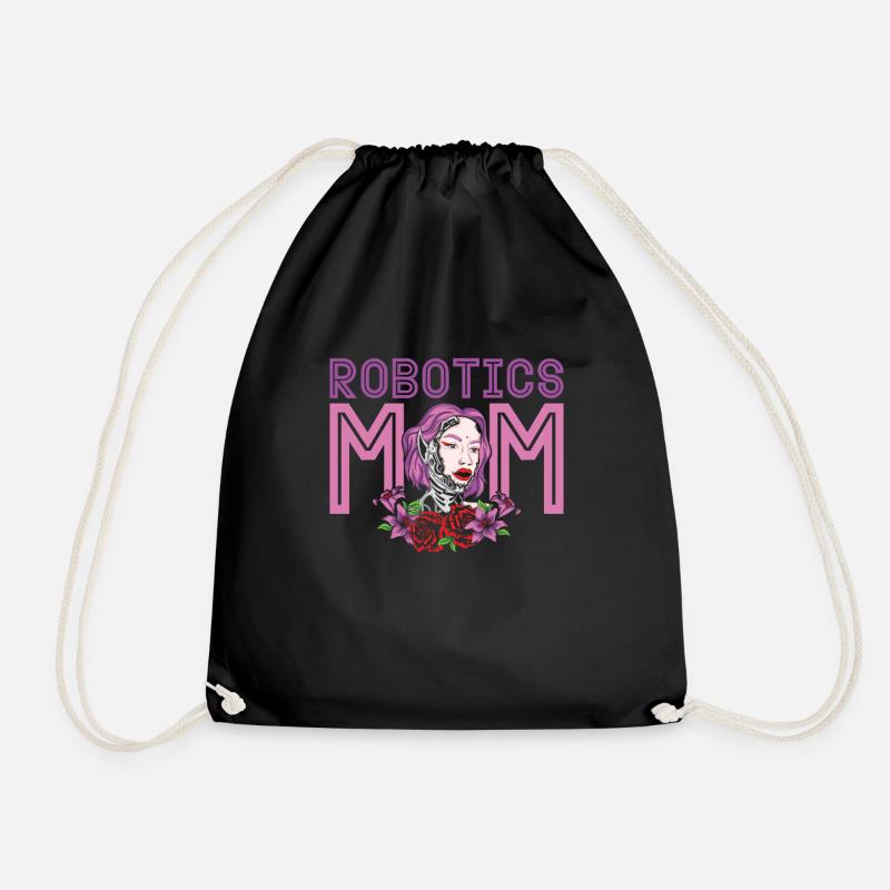 Robotik Ai Roboter Mutter Robotics Mom - Turnbeutel - Schwarz