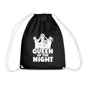 Infirmière Reine - Sac de sport léger - noir - Devant