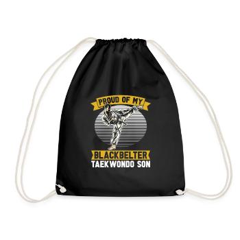 Taekwondo Père Taekwondo - Sac de sport léger - noir - Devant