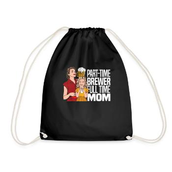 Bière artisanale Bière artisanale Noix de bière - Sac de sport léger - noir - Devant