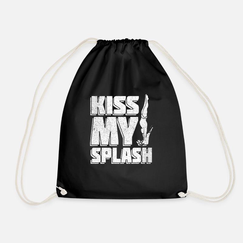 Plongée Plongée Plongée Pulvérisation - Sac de sport léger - noir