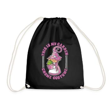 Cueilleurs de champignons Champignons Nain de champignons mignon - Sac de sport léger - noir - Devant