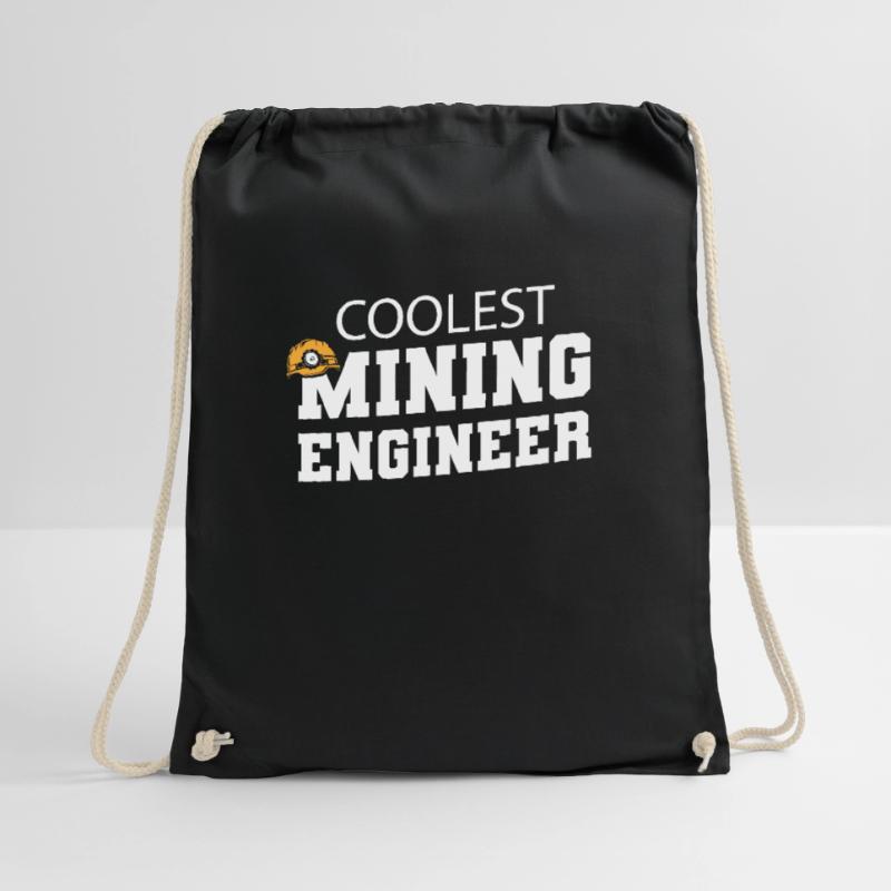 Engineer Mining Engineer Drawstring Bag