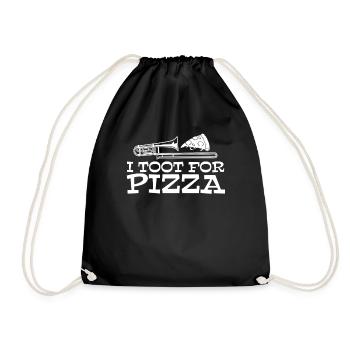 fanfare trombone pizza fanfare trombone - Sac de sport léger - noir - Devant
