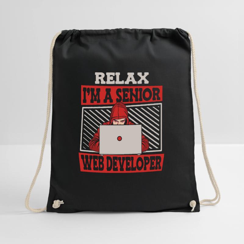 Web Developer Web Developer Senior Drawstring Bag