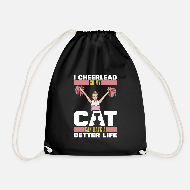 Cheerleader Cheerleading - Turnbeutel - Schwarz