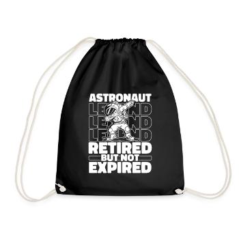Astronaut, astronaut, astronaut, retired cosmonaut - Drawstring Bag - black - Front