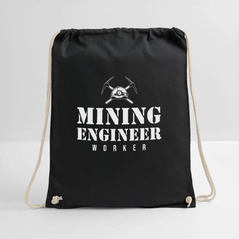 Engineer Mining Engineer Drawstring Bag