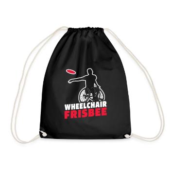 Frisbee Fauteuil roulant - Sac de sport léger - noir - Devant