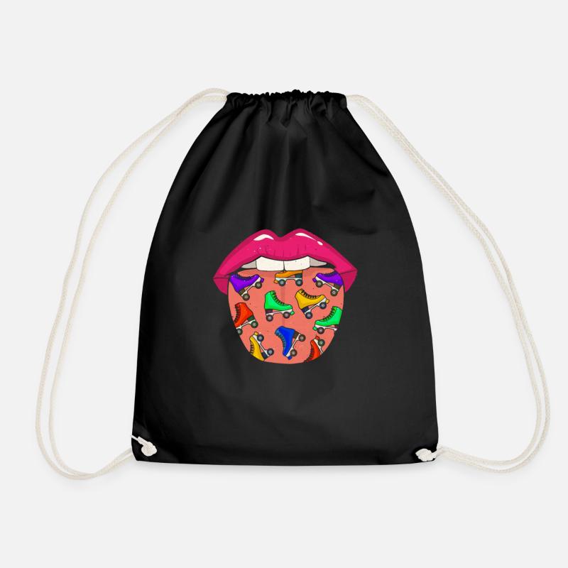 Roller Skates Roller Skating Cool - Sac de sport léger - noir