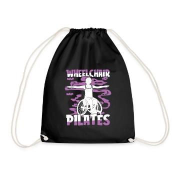 Pilates Fauteuil roulant - Sac de sport léger - noir - Devant