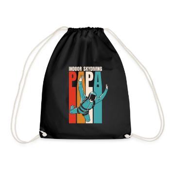 Parachutisme intérieur frais Indoor Fallschirmspringen - Sac de sport léger - noir - Devant