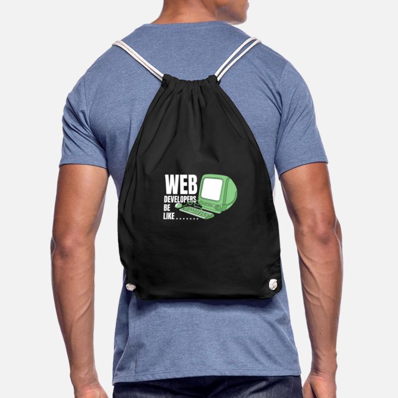 Web Developer Web Developer Funny Drawstring Bag