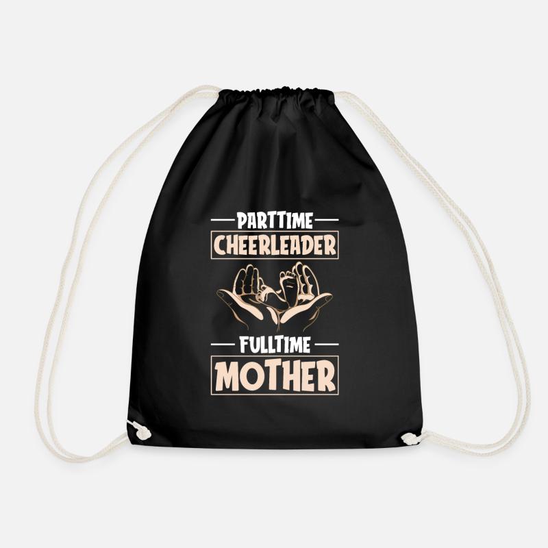 Mom Mutter Cheerleader - Turnbeutel - Schwarz