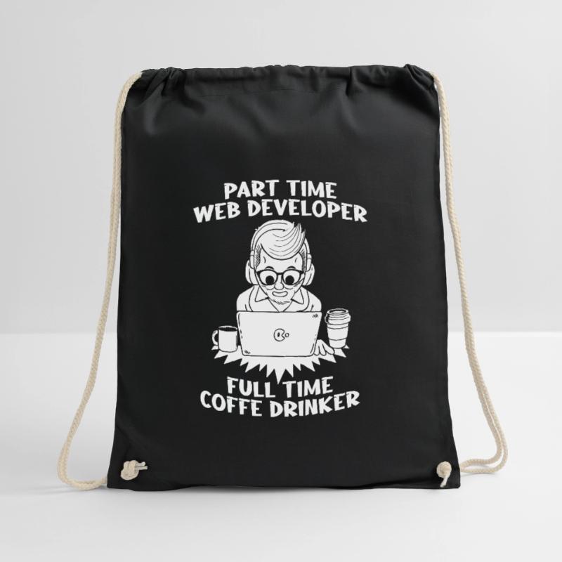 Web Developer Web Developer Drawstring Bag