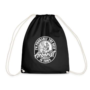 Baumpfleger Baumkletterer Arboriste - Sac de sport léger - noir - Devant