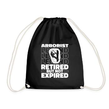 Arboriculteur Arboriculteur à la retraite - Sac de sport léger - noir - Devant