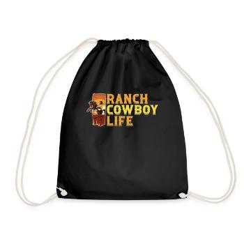 Rodeo Cowboy Ranch Cowboy - Sac de sport léger - noir - Devant
