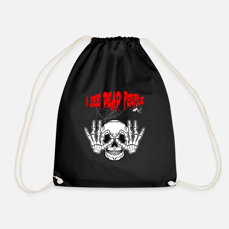 I see dead people - Halloween - Turnbeutel - Schwarz