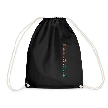 Photography Gift for Photographer Aperture Camera - Drawstring Bag - black - Front