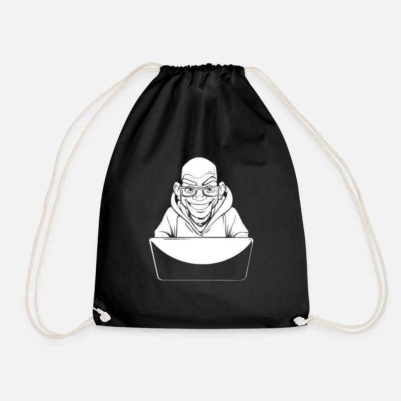 Web Developer Web Developer - Drawstring Bag - black