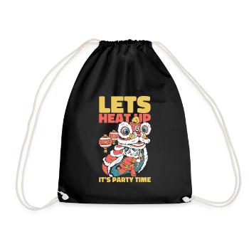 Année du Dragon 2024 - Sac de sport léger - noir - Devant