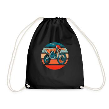 Mx Motocross Dirt Bike - Sac de sport léger - noir - Devant