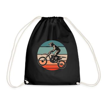 Mx Motocross Dirt Bike - Sac de sport léger - noir - Devant