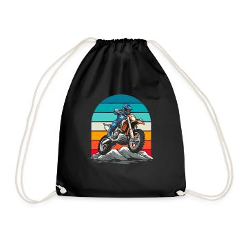 Mx Motocross Dirt Bike - Sac de sport léger - noir - Devant