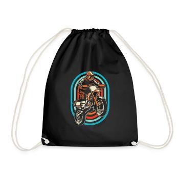 Mx Motocross Dirt Bike - Sac de sport léger - noir - Devant