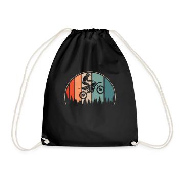 Mx Motocross Dirt Bike - Sac de sport léger - noir - Devant