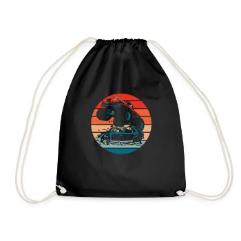 Monster Truck - Drawstring Bag - black - Front