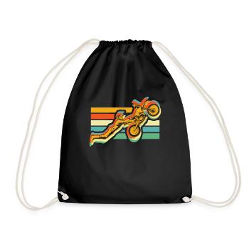 Mx Motocross Dirt Bike - Sac de sport léger - noir - Devant