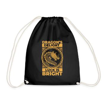 Année du Dragon 2024 - Sac de sport léger - noir - Devant