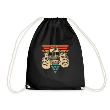 Monster Truck - Drawstring Bag - black - Front