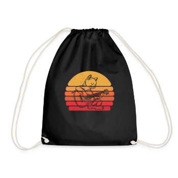 Guitare acoustique - Sac de sport léger - noir - Devant