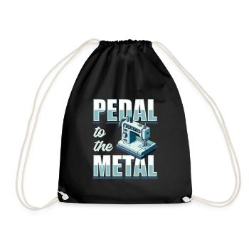 Pédale de machine à coudre à la couture en métal - Sac de sport léger - noir - Devant