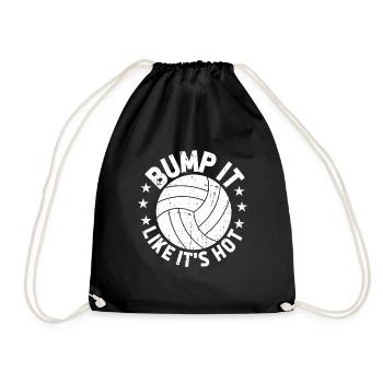 Volley-ball Volley-ball - Sac de sport léger - noir - Devant