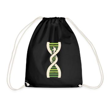 Hiking Wanderer Its In My DNA - Drawstring Bag - black - Front