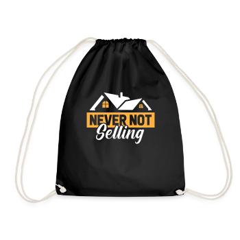 Agent immobilier - Sac de sport léger - noir - Devant