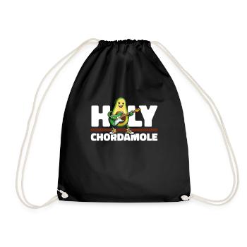 E Gitarre Elektrogitarre Avocado Holy Chordamole - Turnbeutel - Schwarz - Vorne