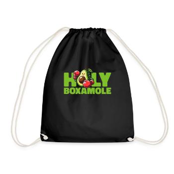 Boxeur Boxer Avocat Holy Boxamole - Sac de sport léger - noir - Devant
