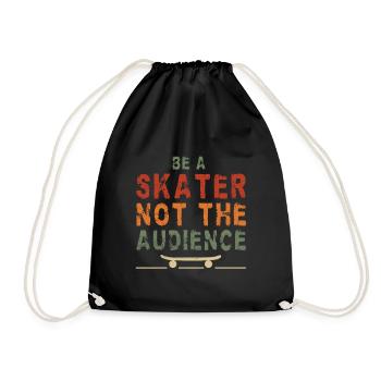 Skateboarding Skateboard Design For Skateboarder - Turnbeutel - Schwarz - Vorne