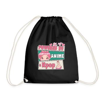 Cute Japanese Manga Women Girls Gift Otaku Kawaii - Turnbeutel - Schwarz - Vorne