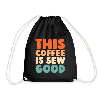 Sewing Sewing Machine - Drawstring Bag - black - Front