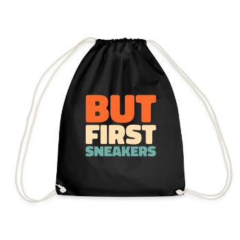 Sneakers - Drawstring Bag - black - Front