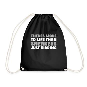 Sneakers Il y a plus à la vie - Sac de sport léger - noir - Devant