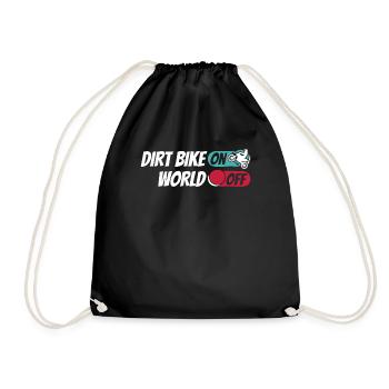 Mx Motocross Dirt Bike Dirt Bike sur World Off - Sac de sport léger - noir - Devant